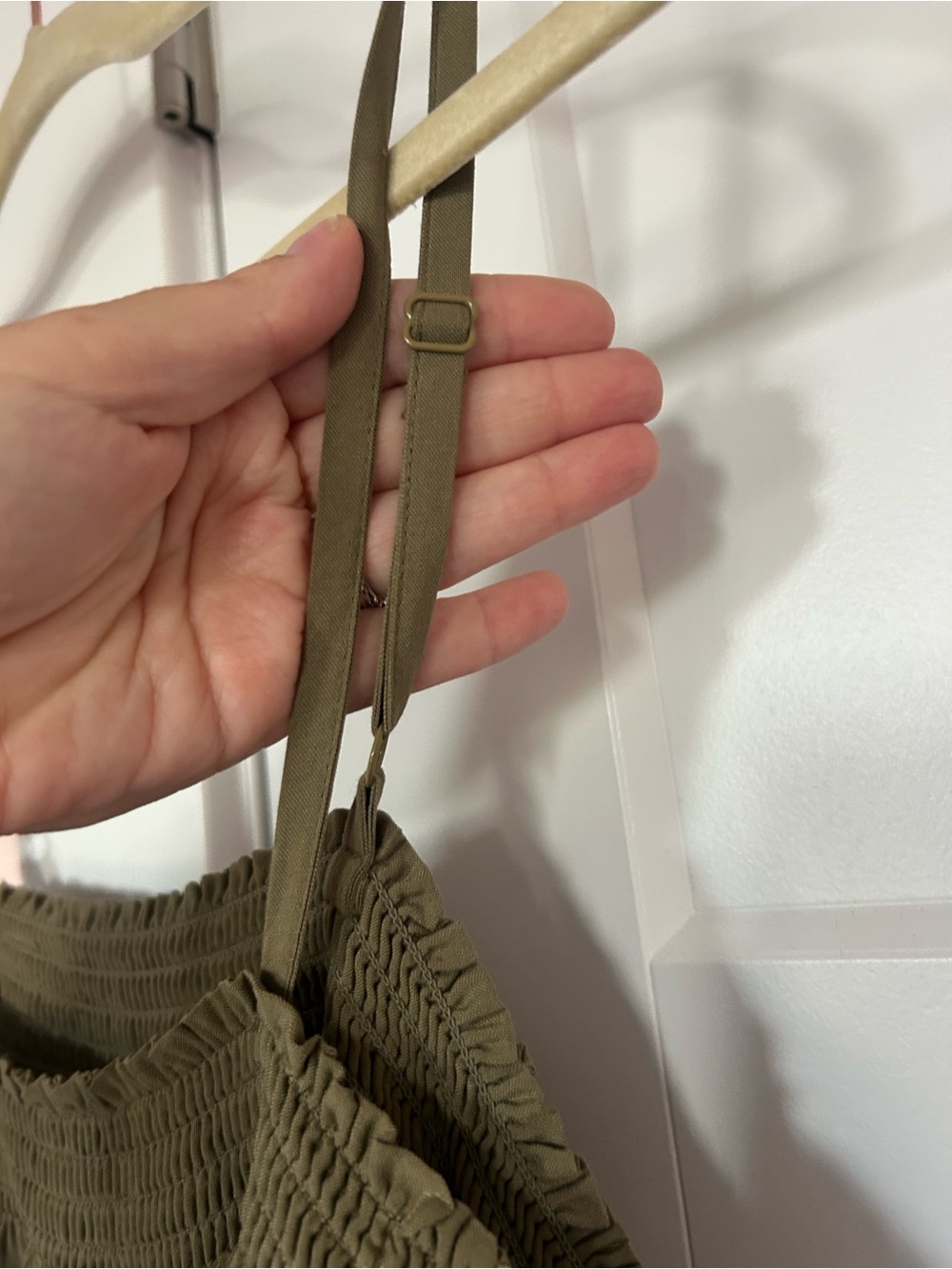 Old Navy Airy Smocked Maxi Dress in color kombu NWT - Picture 8 of 8